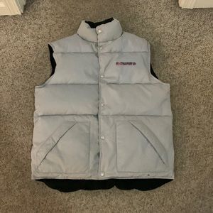 Vtg Polo Jeans Co Ralph Lauren Down puffer Reversible western Barn Ranch Vest M
